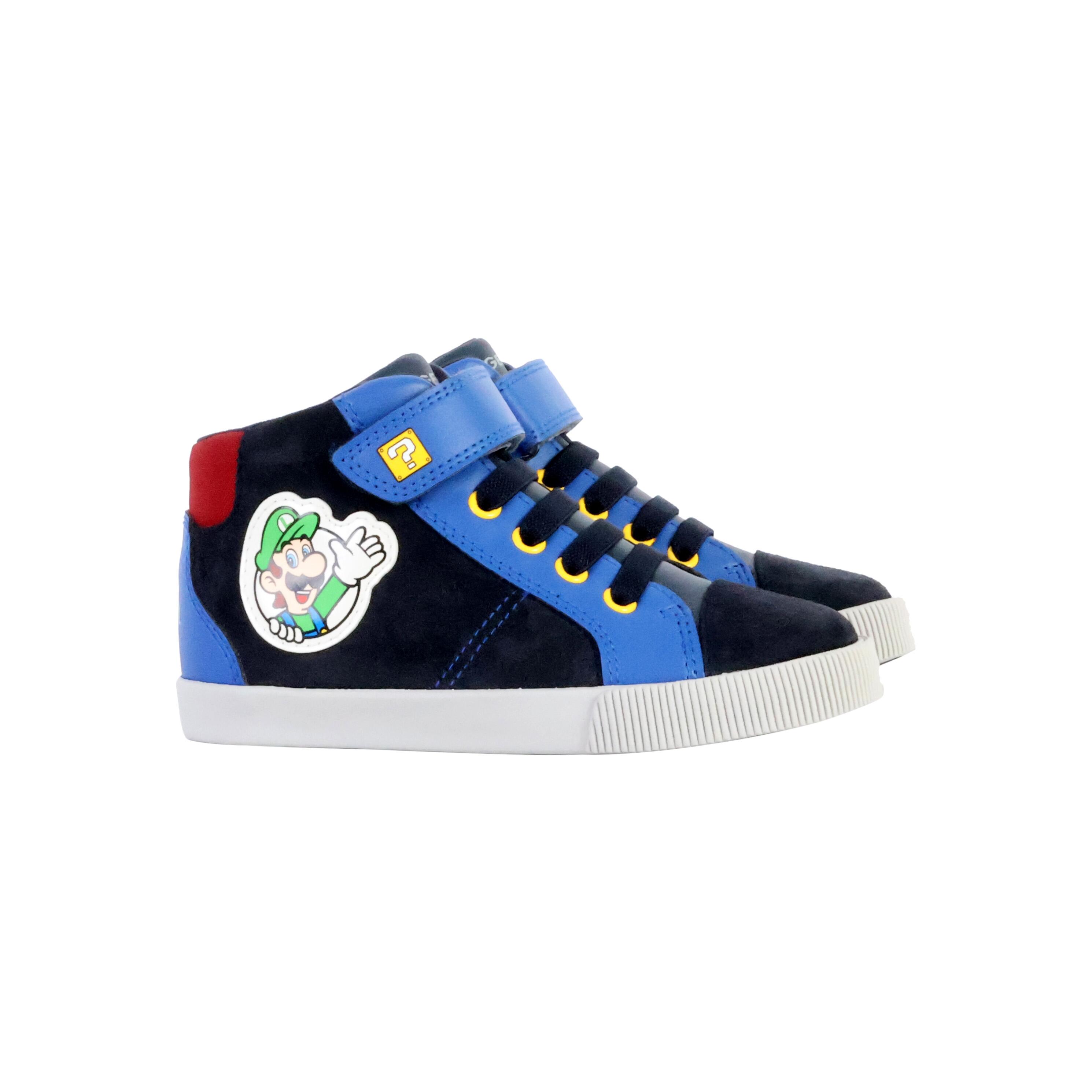 Basket Montante Cuir Geox Enfant Kilwi Suede Synth Lea 3/5