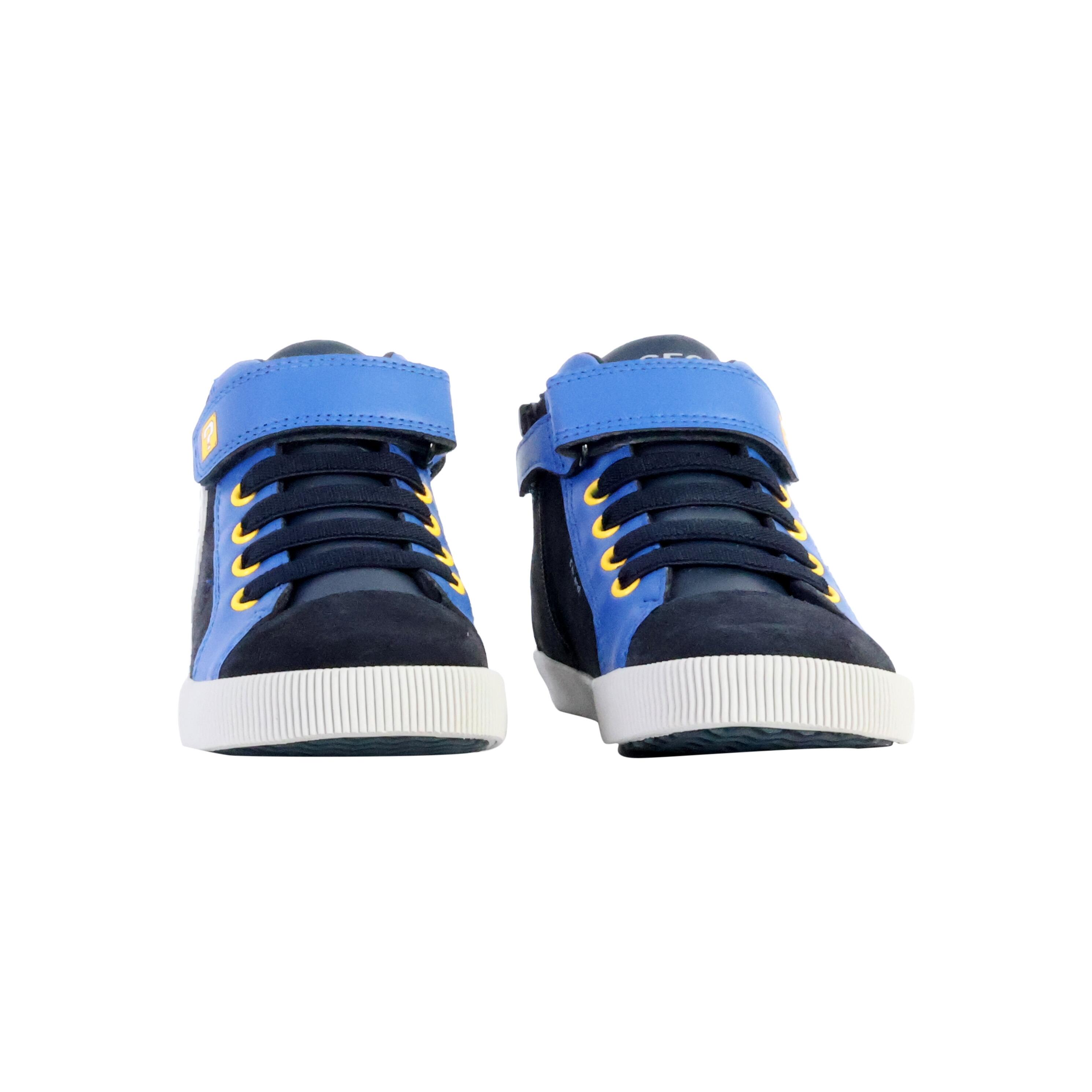 Basket Montante Cuir Geox Enfant Kilwi Suede Synth Lea 5/5