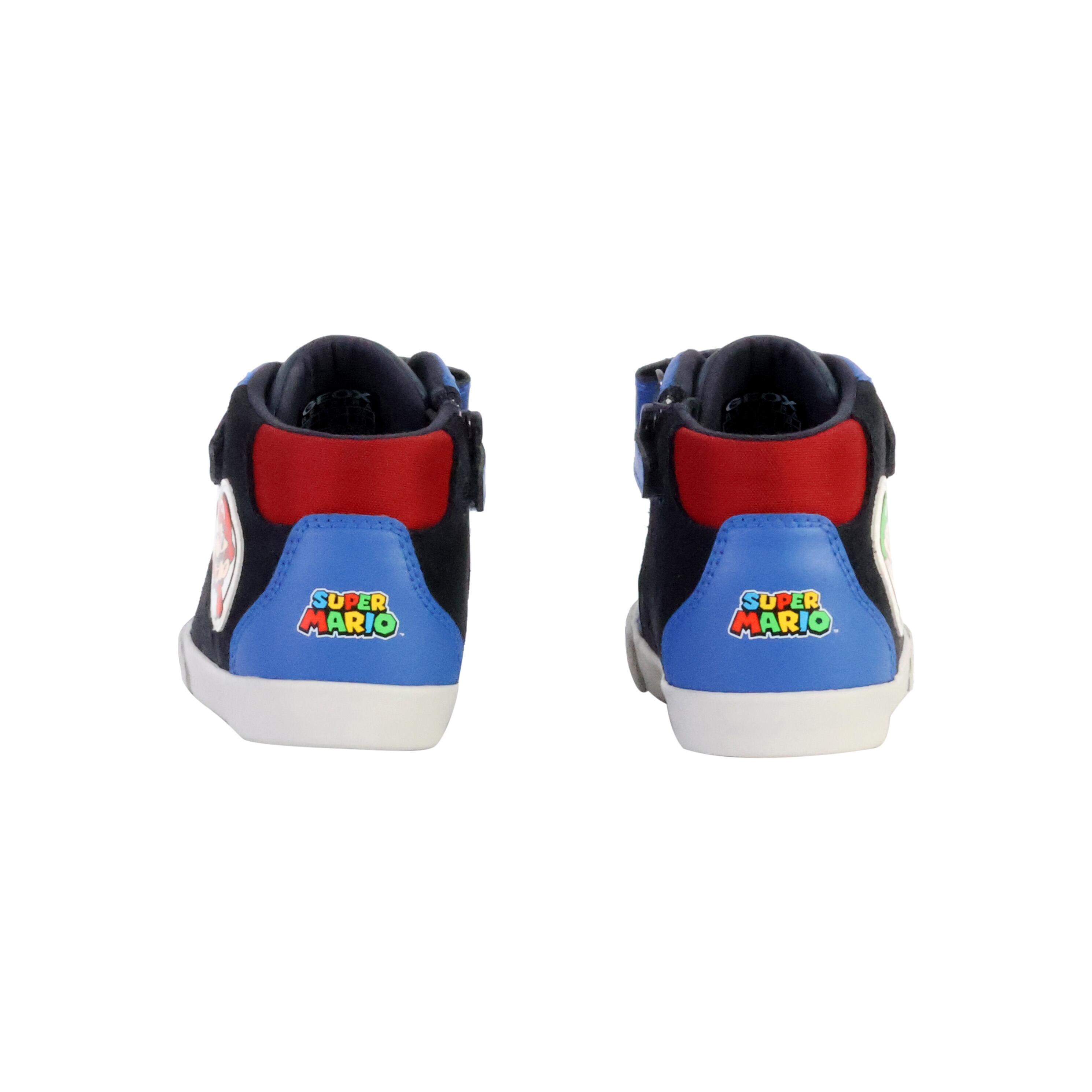 Basket Montante Cuir Geox Enfant Kilwi Suede Synth Lea 4/5