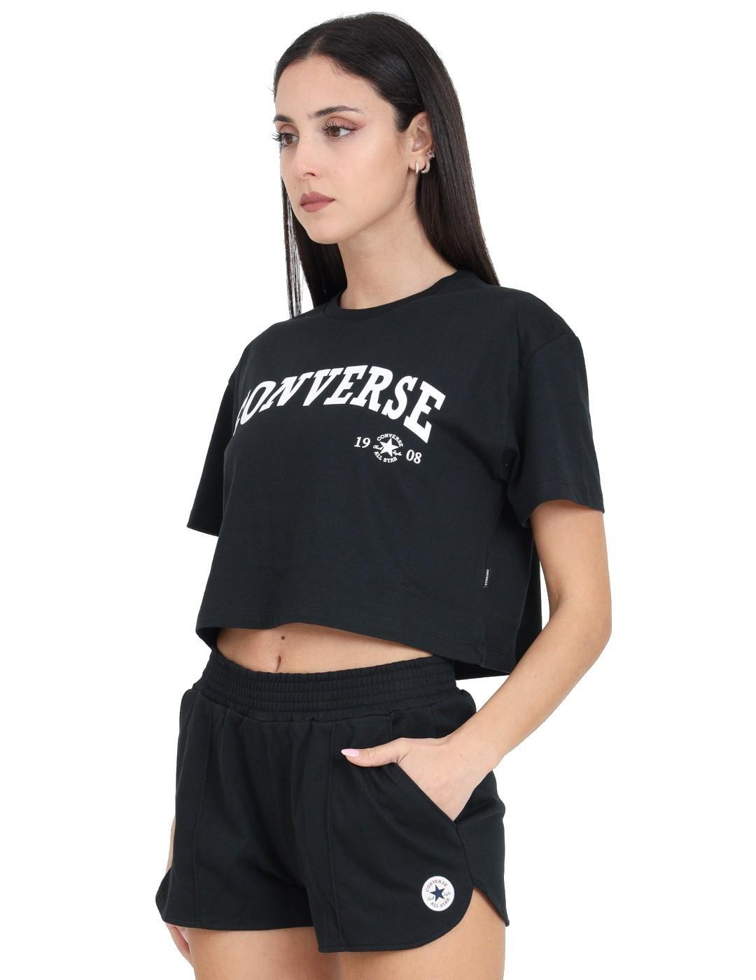Women's Converse retro knit black pants 2/5