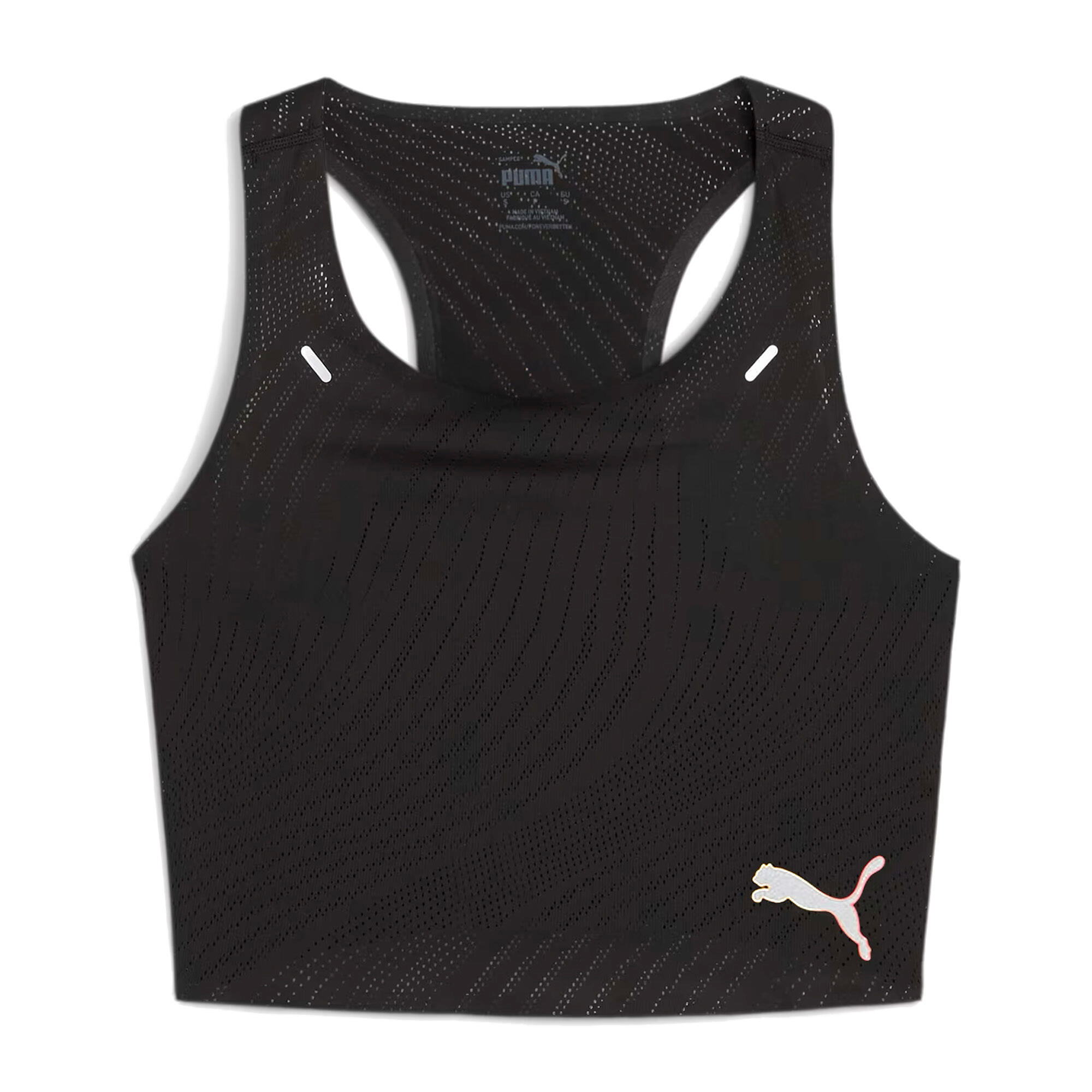 Puma - Haut De Running Femme Run Ultraspun Crop Puma - Top - Noir - 42 M/l - Decathlon