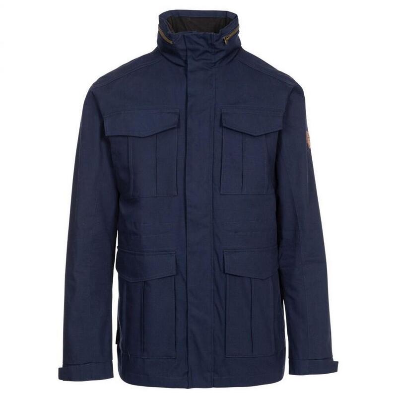 Rainthan Giacca Impermeabile Uomo Blu navy