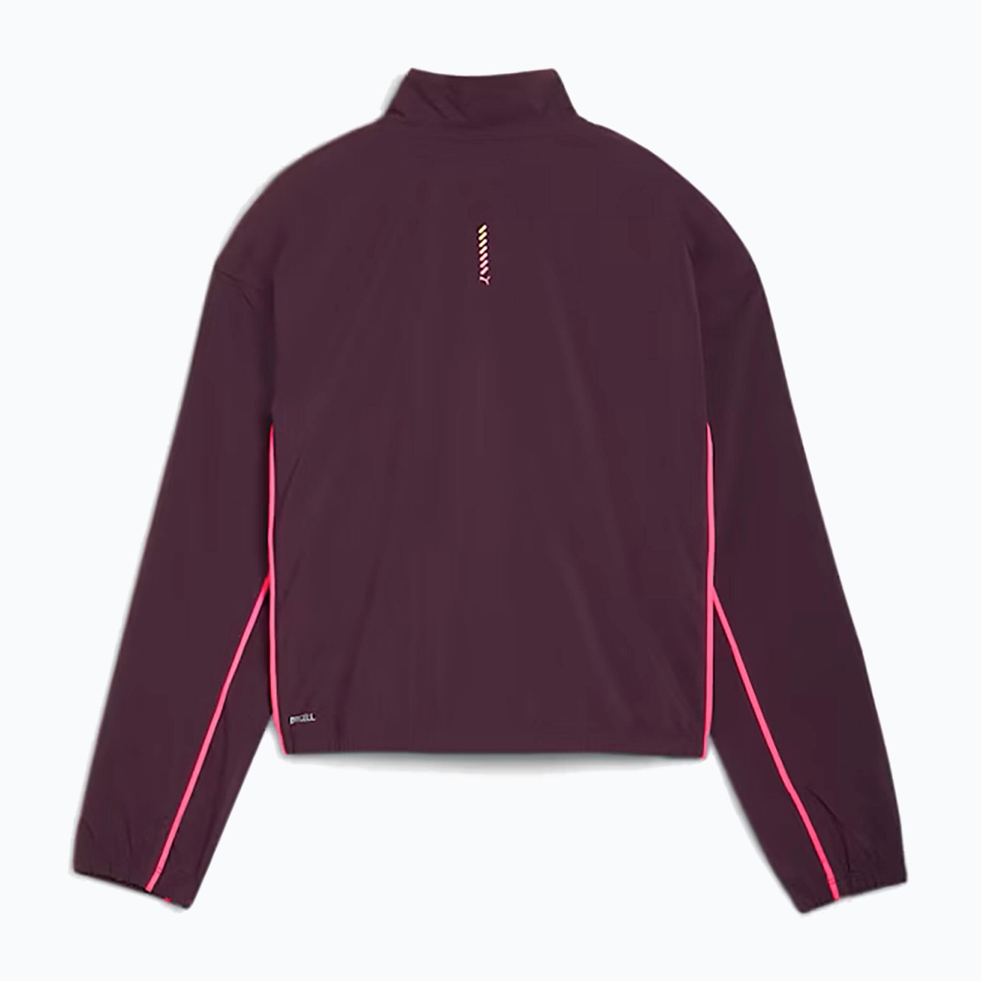 PUMA Run For Her Fashion Chaqueta para correr tejida con 1/2 cremallera 2/3
