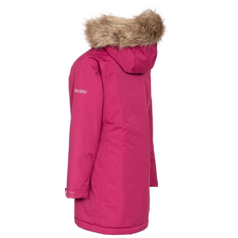 Childrens Girls Fame Waterdicht Parka Jasje (Veenbes)