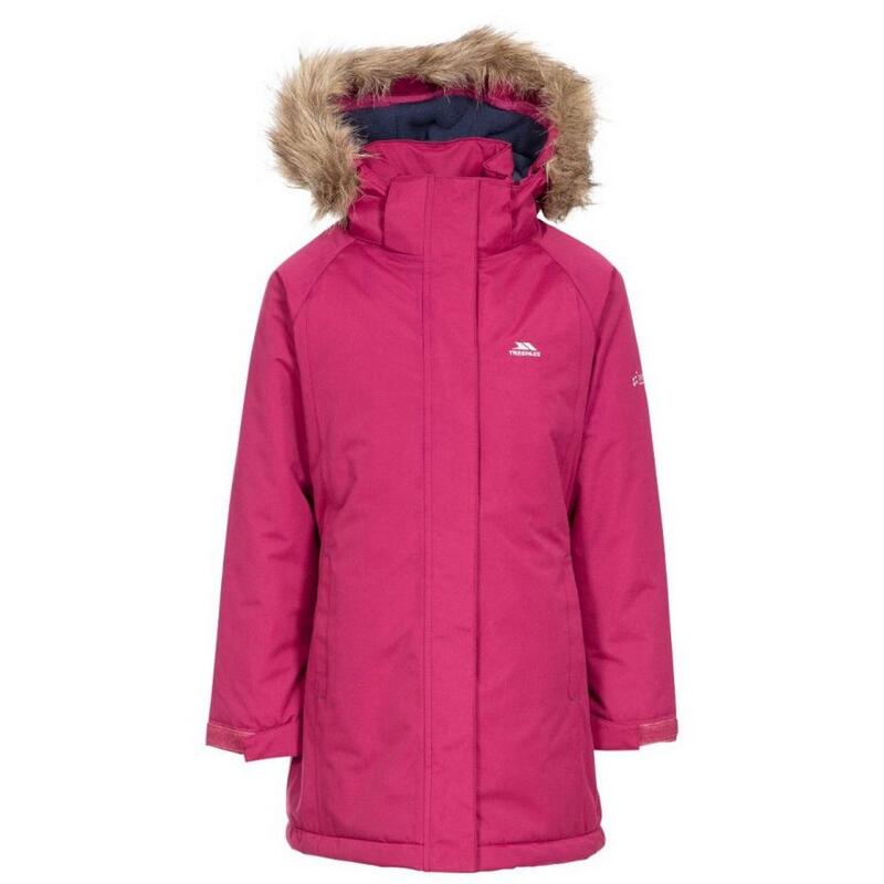 Childrens Girls Fame Waterdicht Parka Jasje (Veenbes)