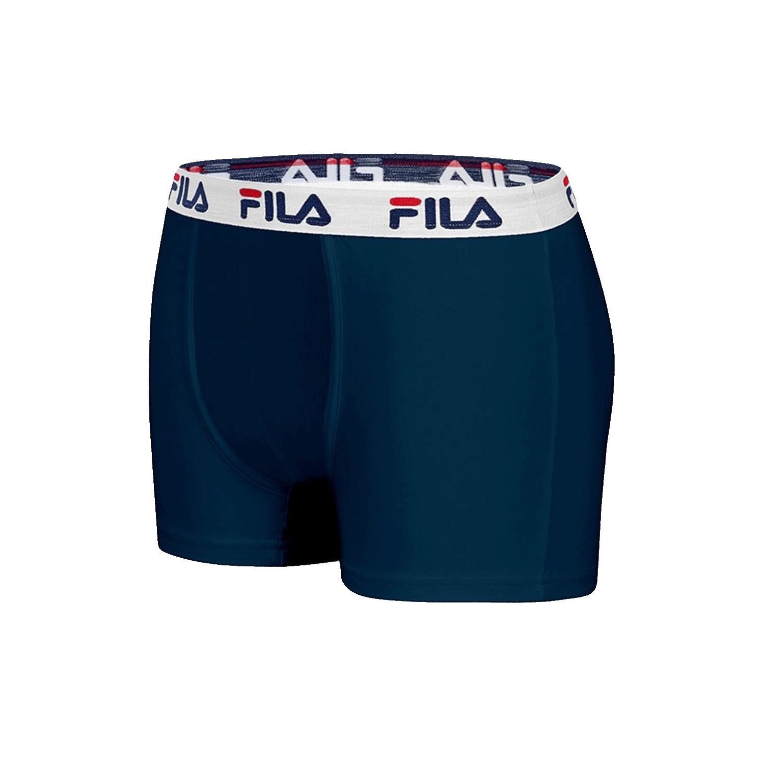 Lot de 4 Boxers coton homme FU5016 Uni 4/5