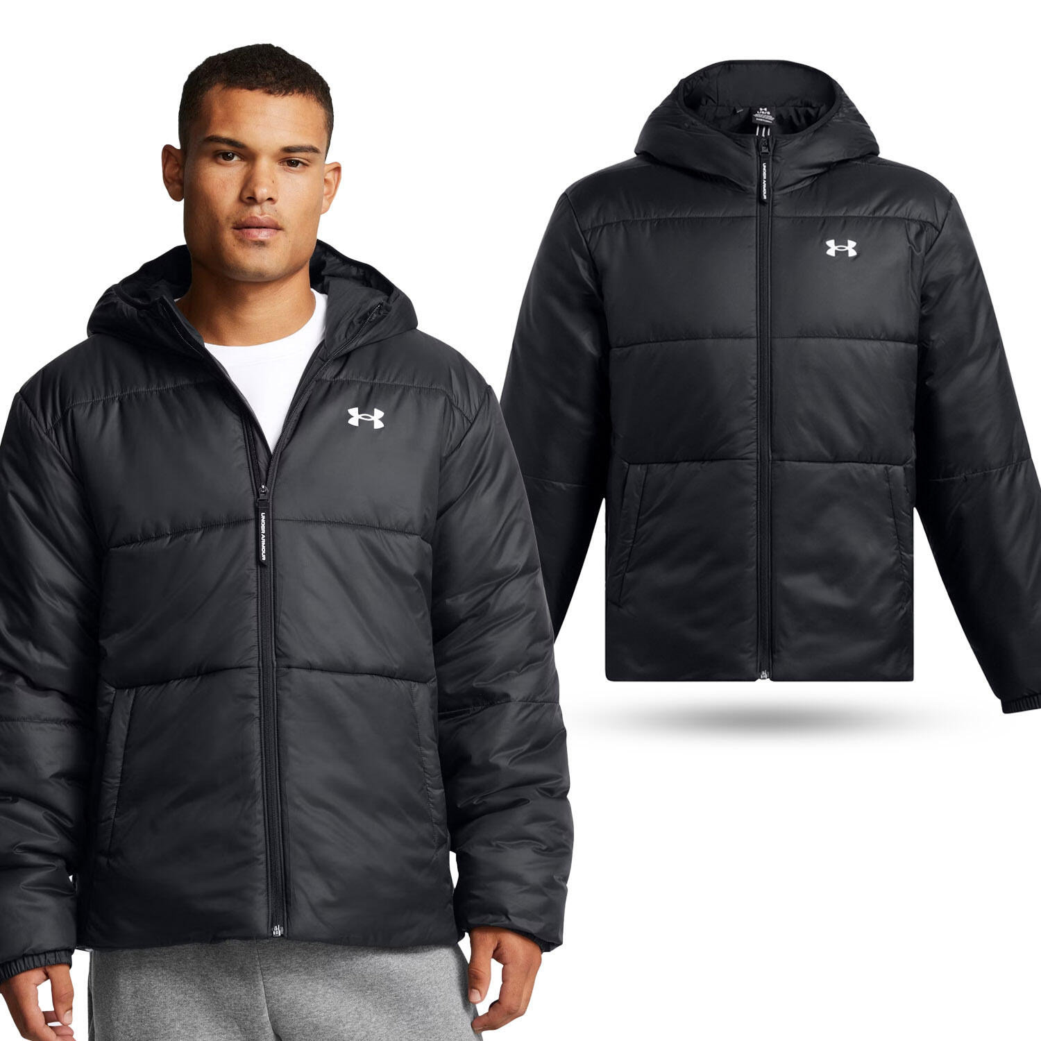 Męska kurtka puchowa zimowa puchówka Under Armour Lightweight Insulated 2/7