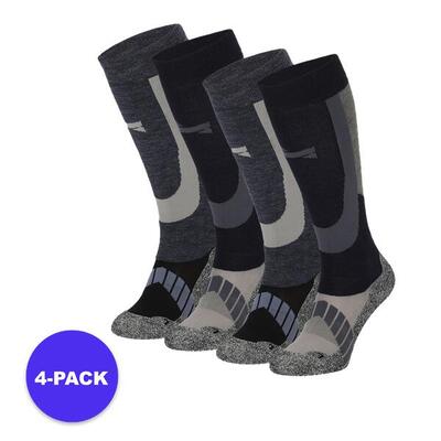Xtreme - Calzini da sci unisex - Confezione da 4 - Multi Navy