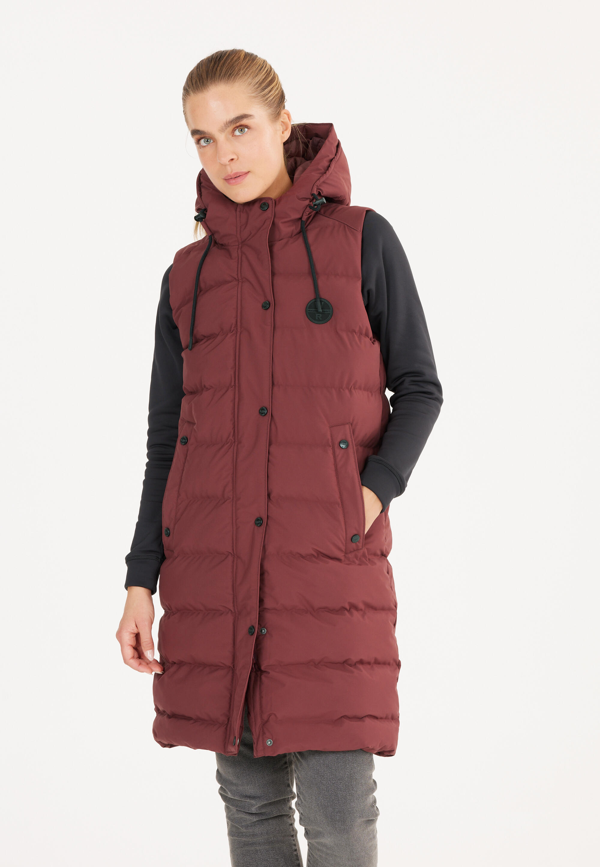 Doudoune sans manche long femme Weather Report Chief 4/5