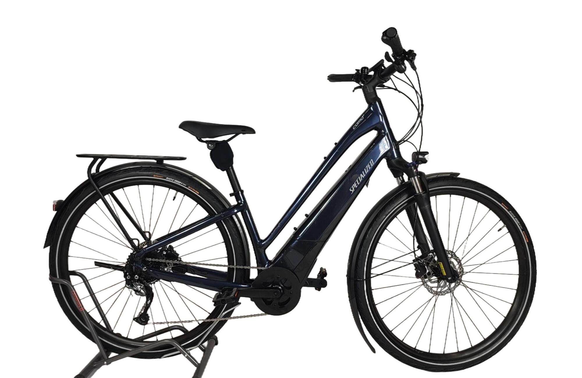 SPECIALIZED Reconditionné - Vélo VTC électrique -  COMO 3.0 Low Bleu - Très bon état