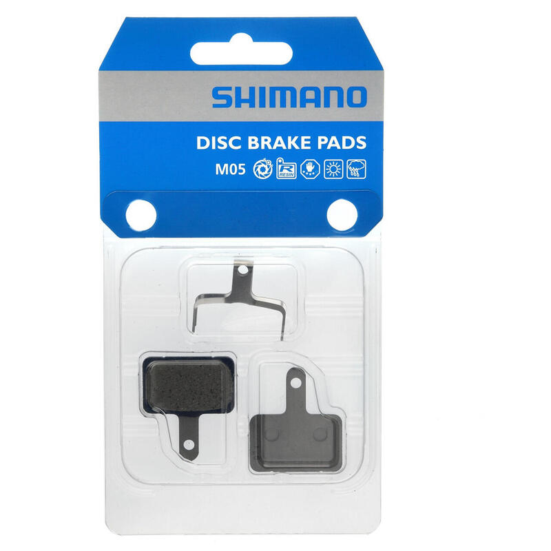 Plaquettes de frein à disque en résine Shimano BP-M05-RX