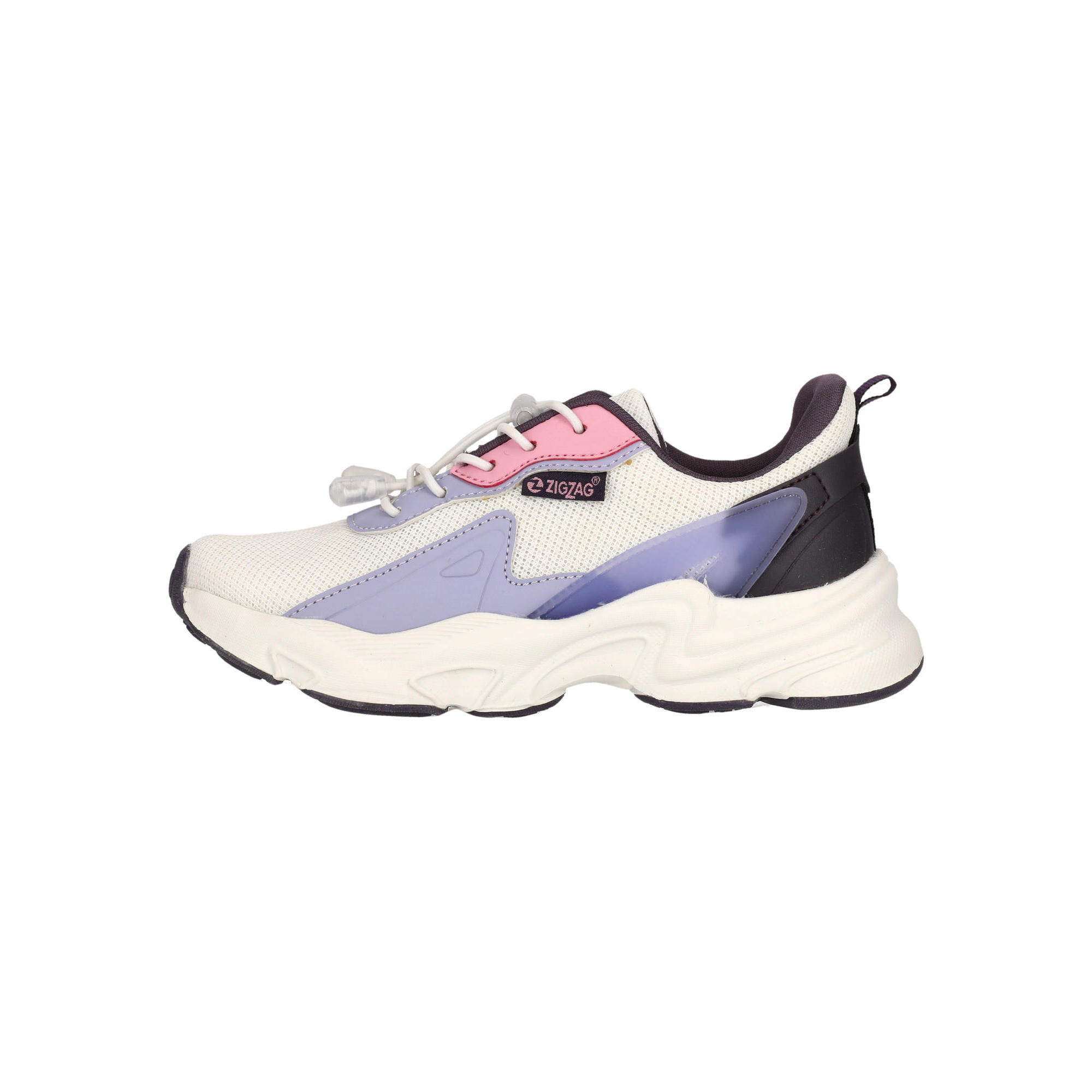 Zigzag - Baskets Basses Bavar - Chaussures De Sport - Blanc|violet - 38 - Decathlon