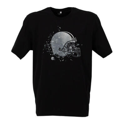 Shirt NFL Cleveland Browns Logo Tee in Schwarz