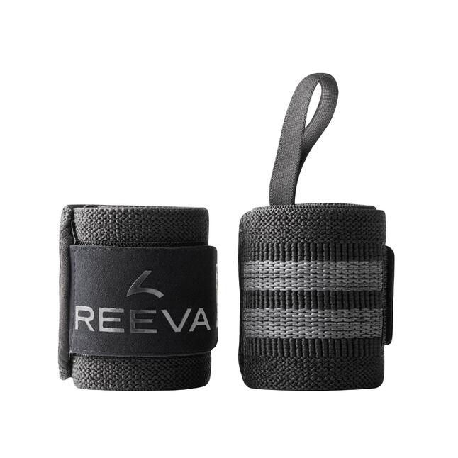 REEVA Wrist Wraps Ultra Fiber Zwart Decathlon