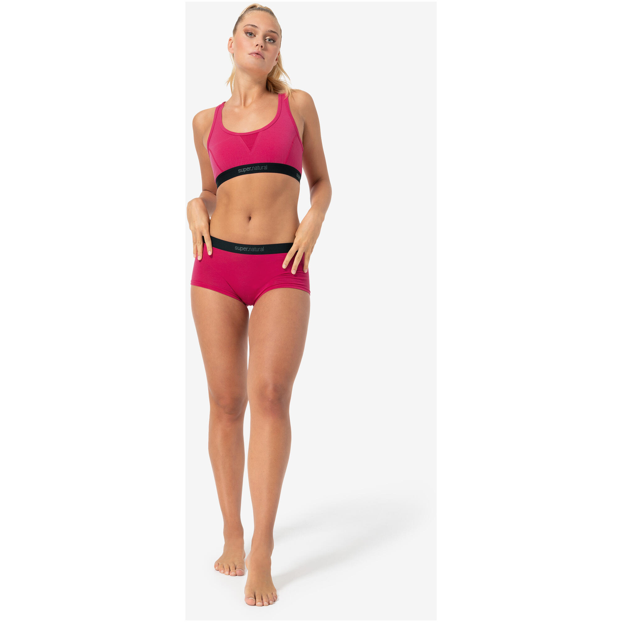 Biustonosz sportowy damski SUPER.NATURAL W Tundra 220 Semplice Bra 3/5