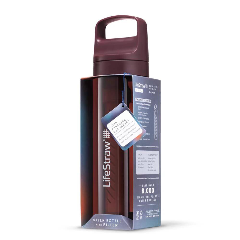 LifeStraw Go Series 650 ml Merlot Red 7/7