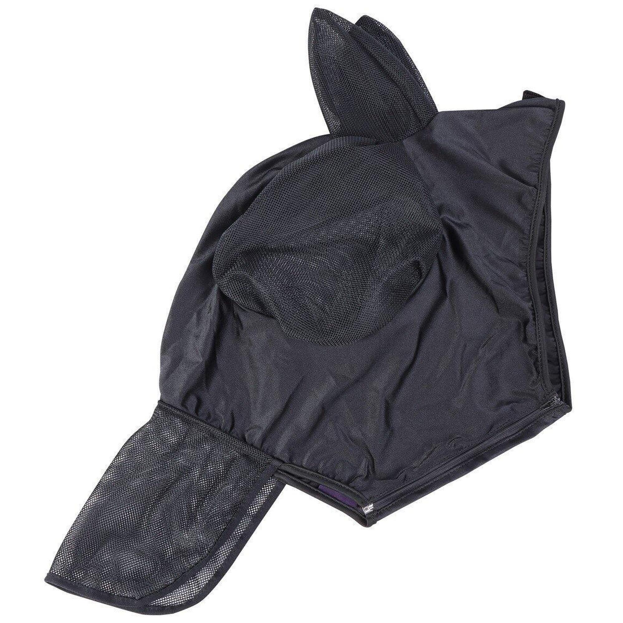 Harrys Horse - Masque Anti-mouches Skinfit - Avec Oreilles Et Nez - Noir - - Masque Anti Mouche - Noir - Decathlon