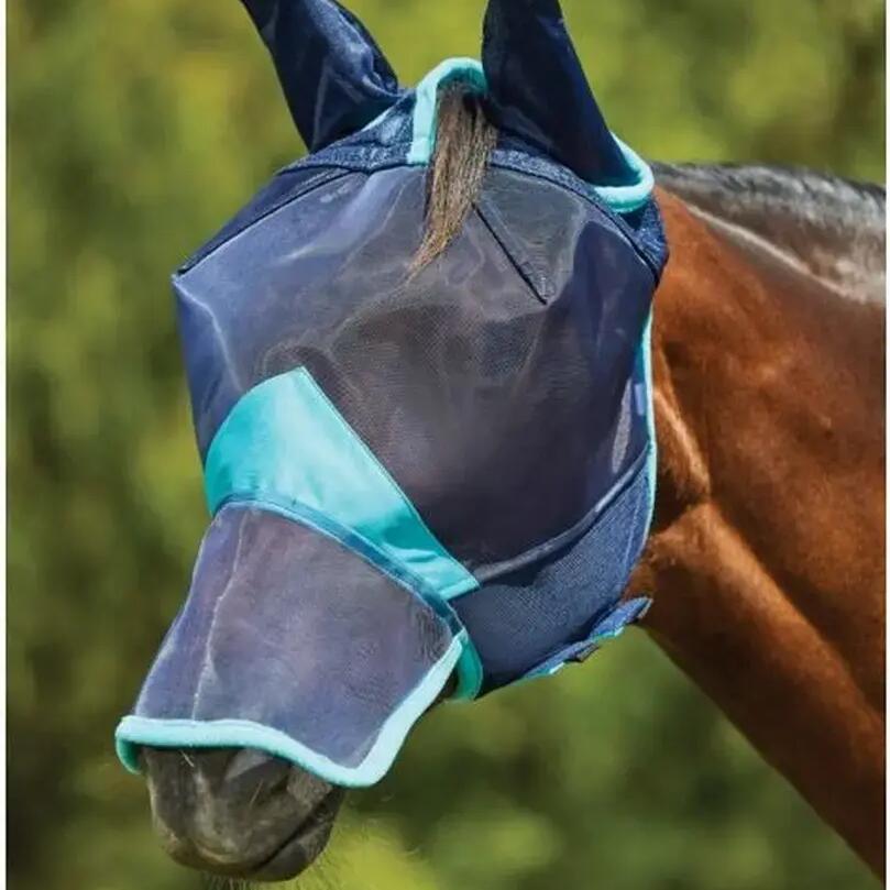 Fine mesh horse anti-fly mask with ear and nose coverage Weatherbeeta Comfitec D