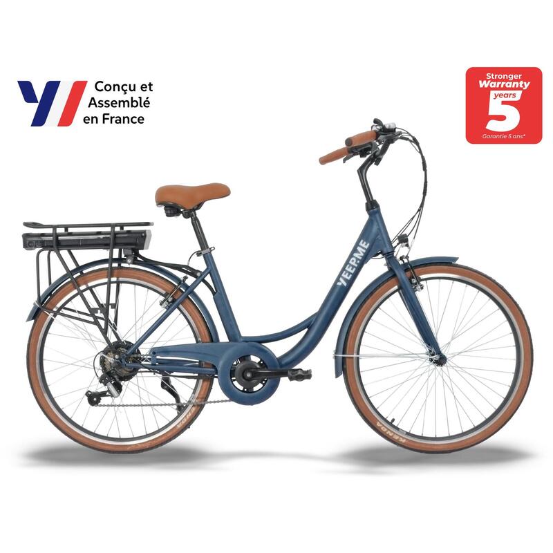 Vélo électrique YEEP.ME CITY First 26'' 80km, 7 vit, Connecté, Garantie 5 ans