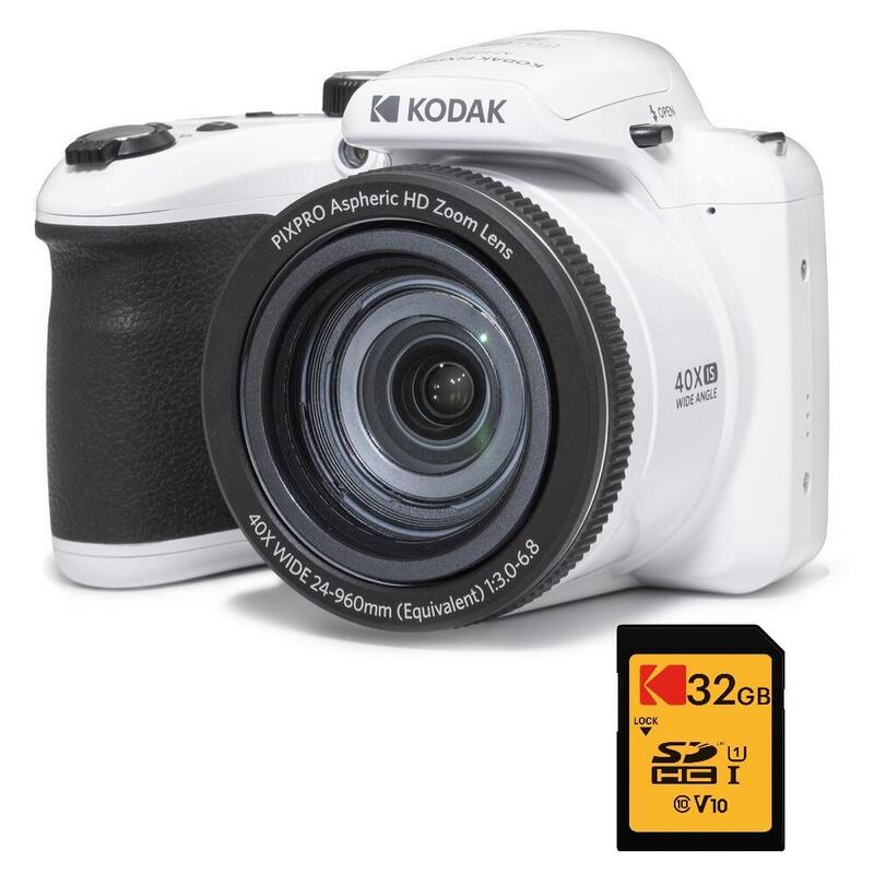 KODAK Pack Pixpro AZ405 + Carte SDHC 32GB - Appareil Photo 20MP, Zoom 40X