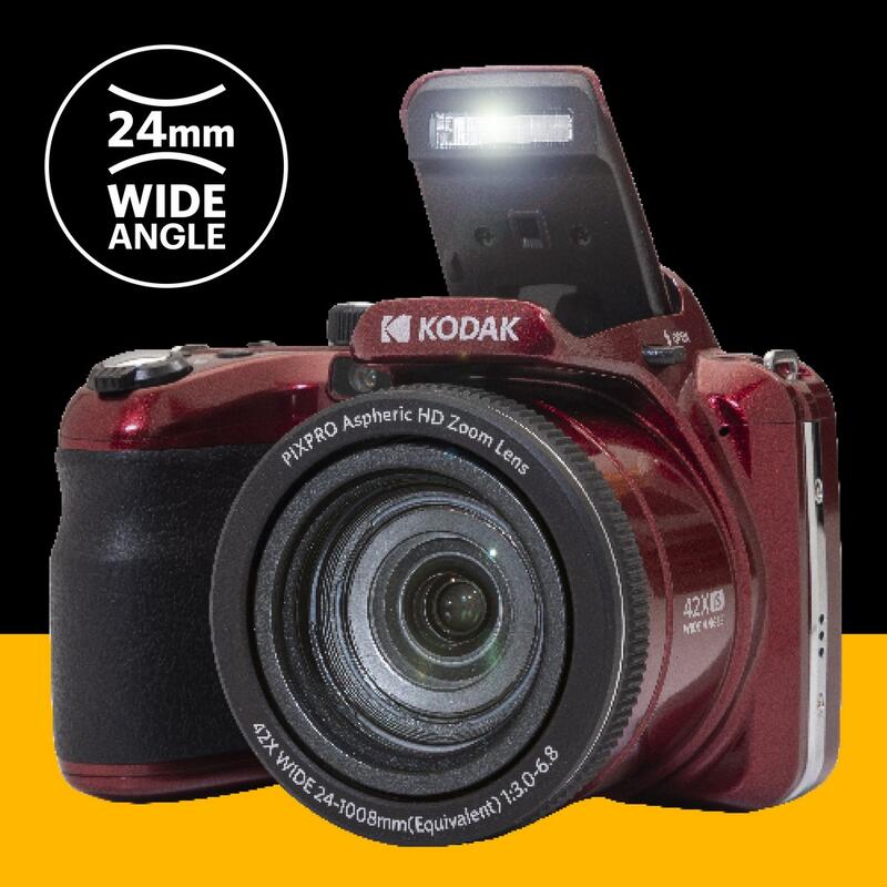 KODAK Pack Pixpro AZ425 + Carte SDHC 32GB - Appareil Photo 20MP, Zoom 42X