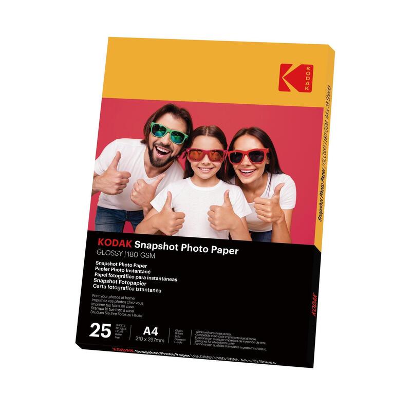 KODAK Instant Fotopapier - Pack 25 Vellen A4