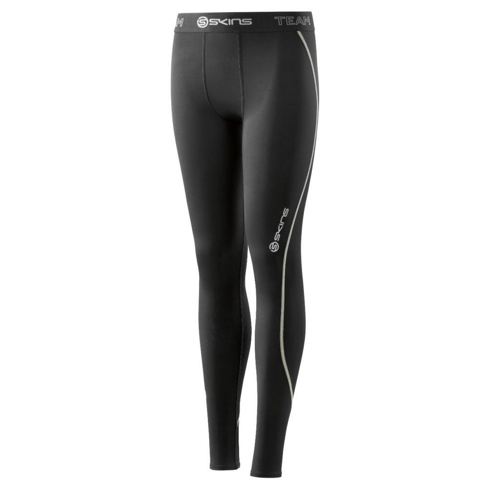 SKINS DNAMIC TEAM YOUTH COMPRESSION LONG TIGHTS BLACK