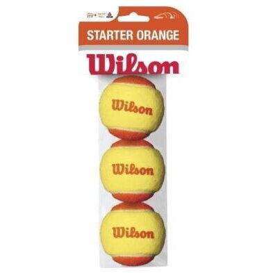 Wilson starter tour orange tennisballen 3 stuks