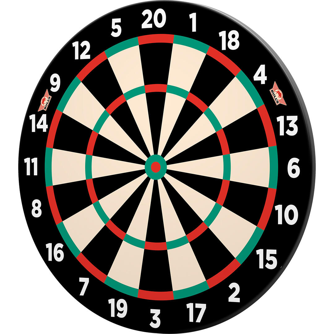 Bull's Magnetic Paper Dartboard Cabinet Set 7/7