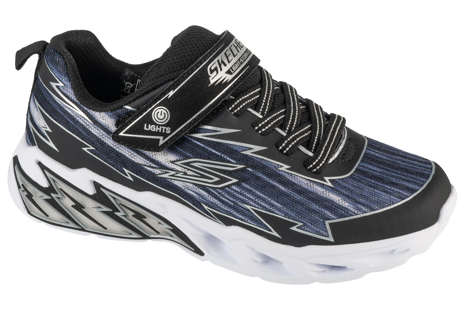 Pantofi Skechers Lumină LED Unisex Copii Negru