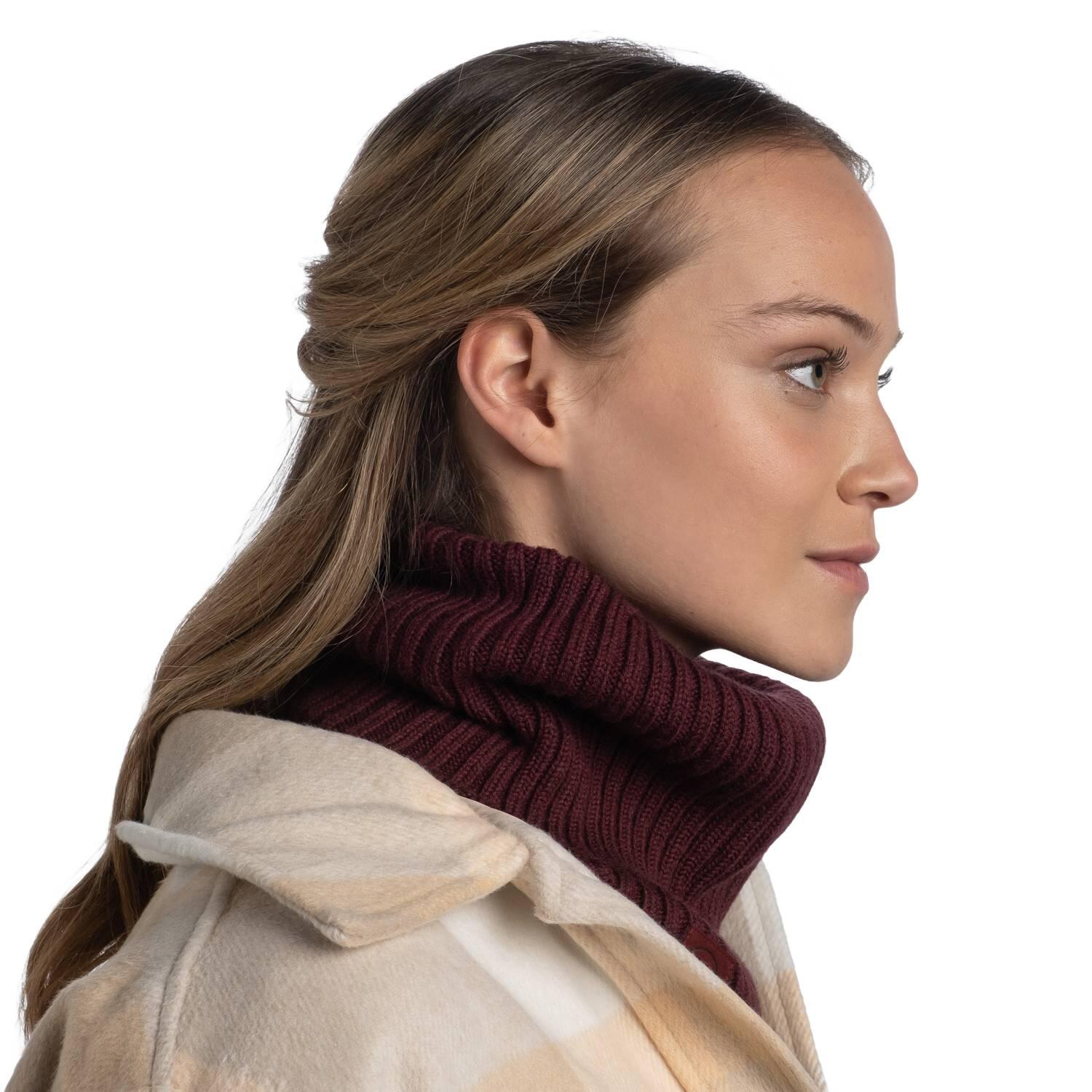Braga de cuello Knitted Unisex Buff Rojo ÚNICA 3/7