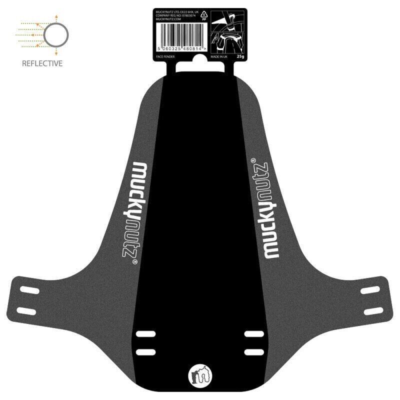 MUCKY NUTZ Mucky Nutz Classic Reflective Face Fender V1 Mountain Bike Front Mudguard