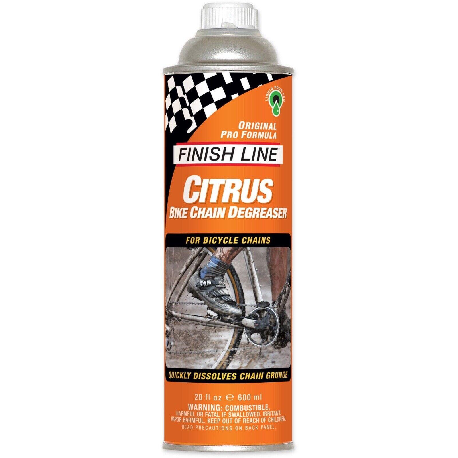 FINISH LINE Finish Line Citrus Bike Chain Degreaser 600ml Metal Bottle Solvent