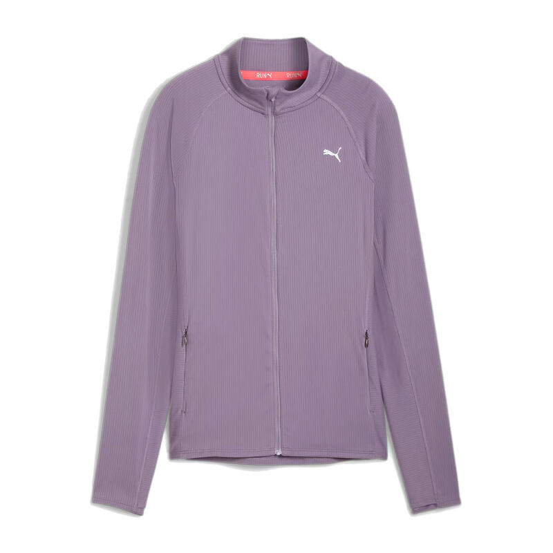 Sudadera de running PUMA Run For Her Ribbed Full Zip de mujer