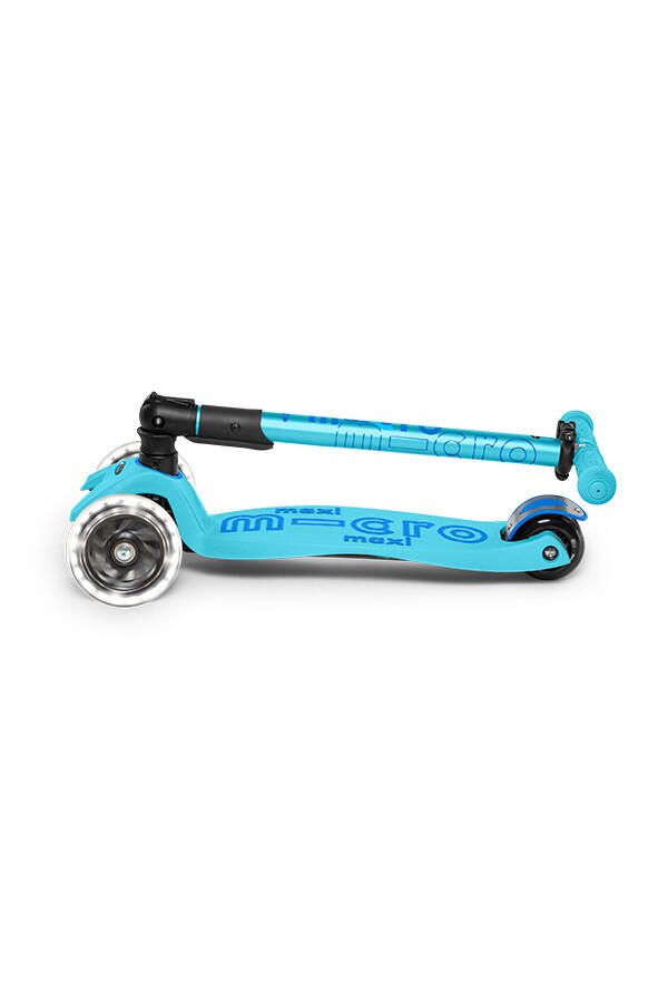 Patinete Infantil  Micro Maxi Deluxe Plegable LED Azul 6/6