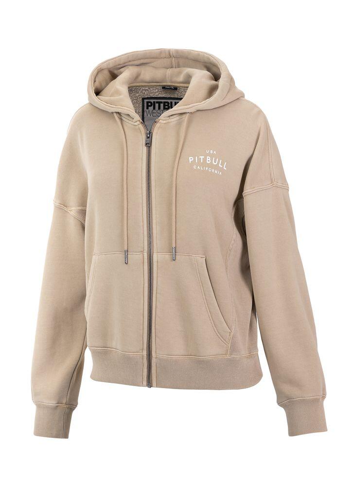 Bluza rozpinana z kapturem damska Pitbull Washed Manzanita 4/6