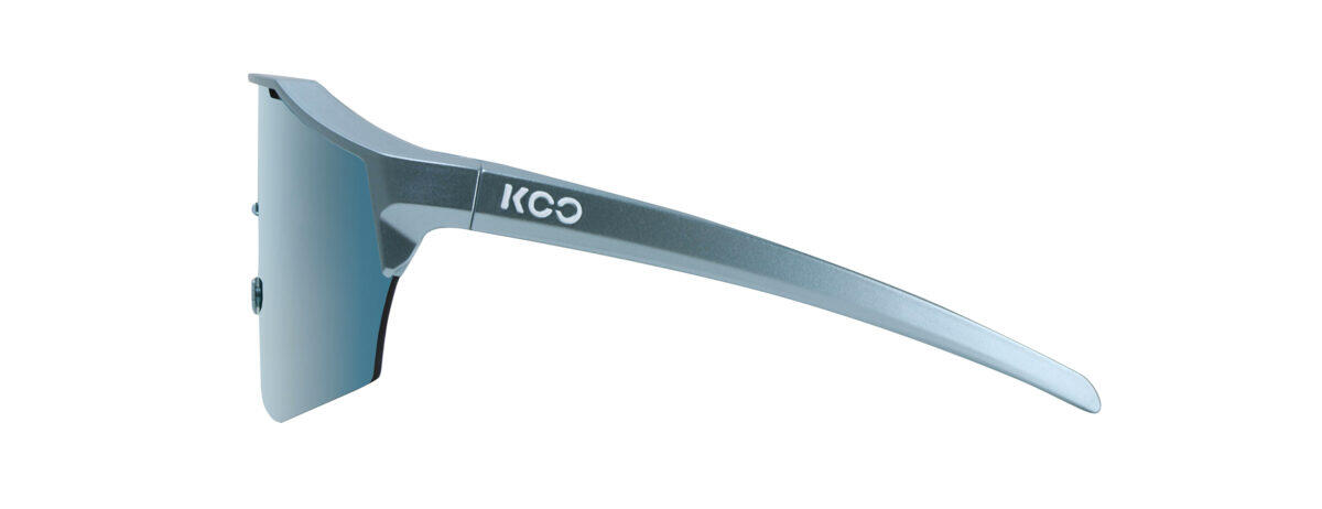 KOO ALIBI サングラスGREY MATT/TURQUOISE 試着のみ Koo Alibi Grey Matt Turquoise MR (Large) Sunglasses for Road