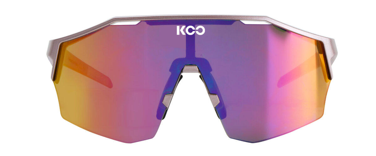 Koo ALIBI Sunglasses - Metallic Pink/Super Pink Lens