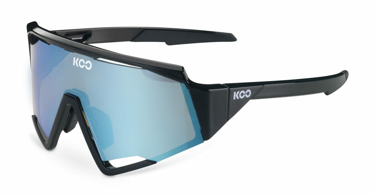 Koo SPECTRO Sunglasses - Black/Turquoise Mirror Lens