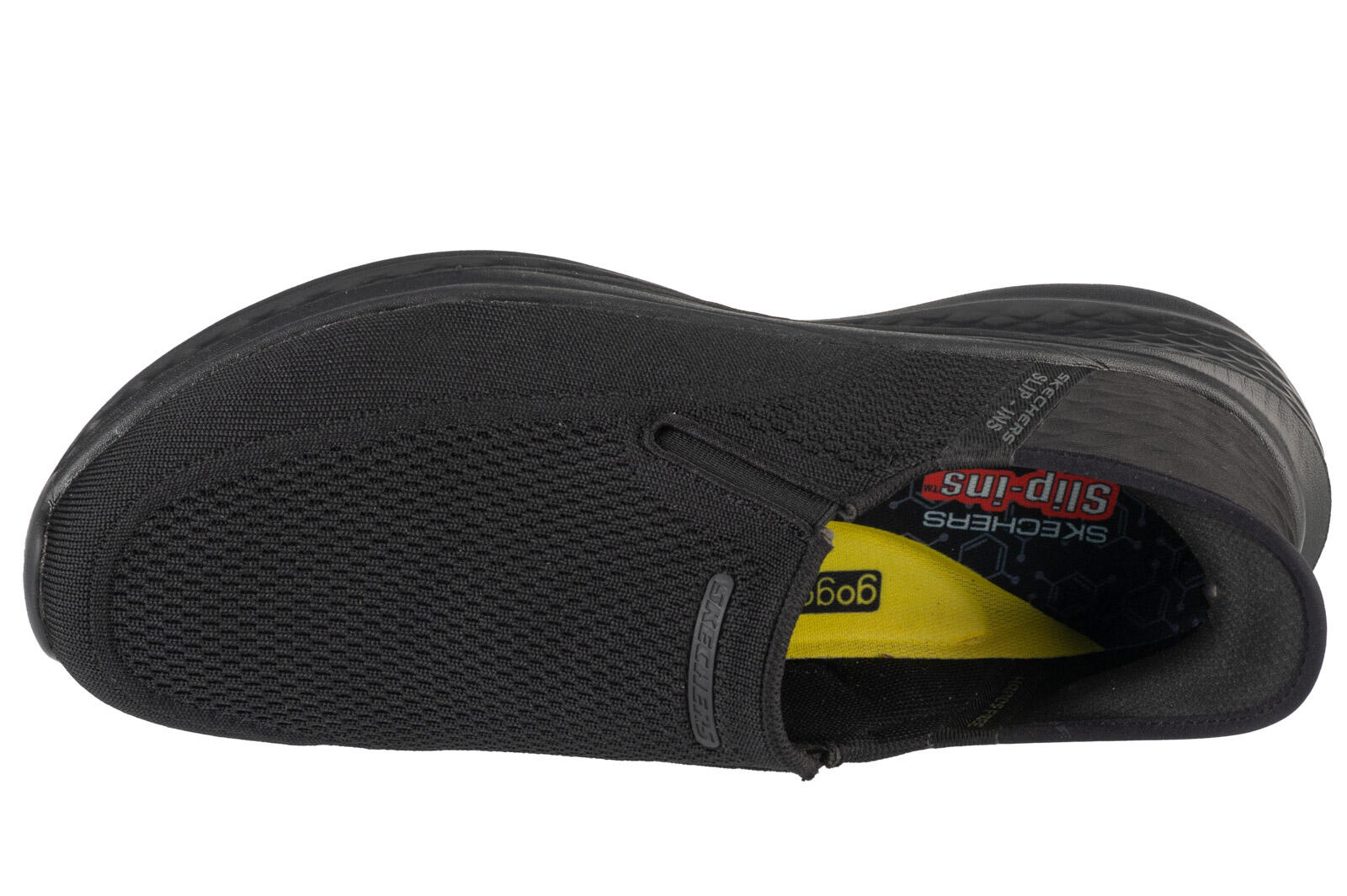 SKECHERS Slade Deacon baskets homme noir - chaussures de sport et de loisirs 3/4