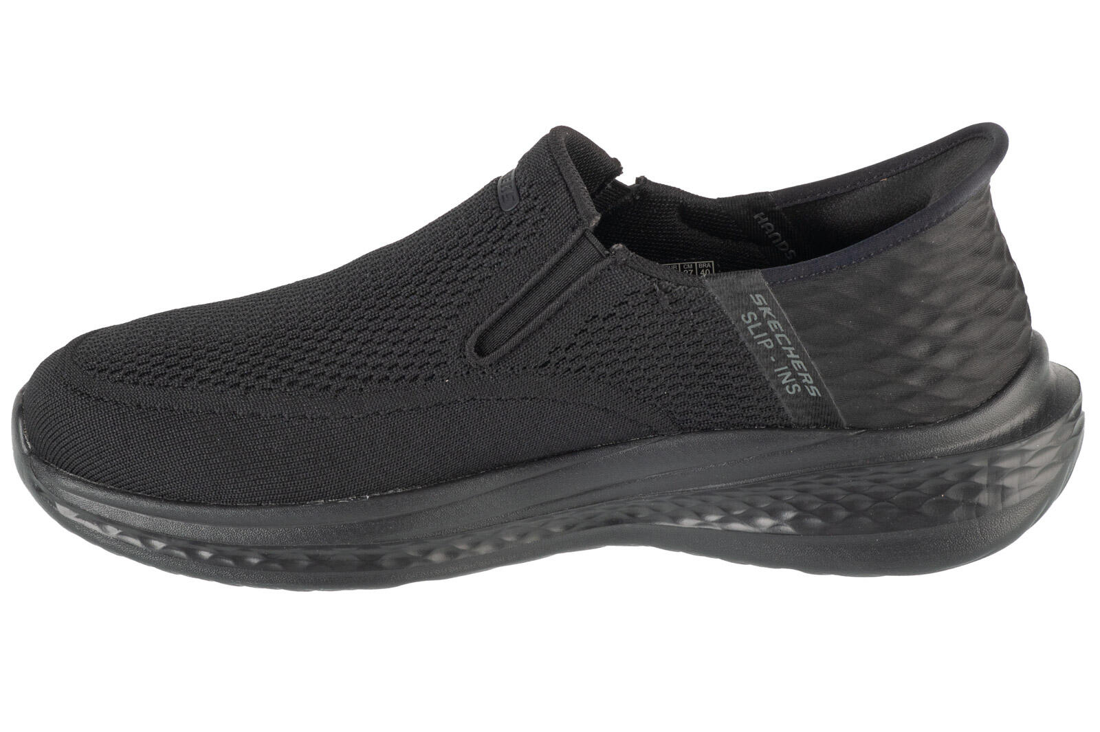 SKECHERS Slade Deacon baskets homme noir - chaussures de sport et de loisirs 2/4