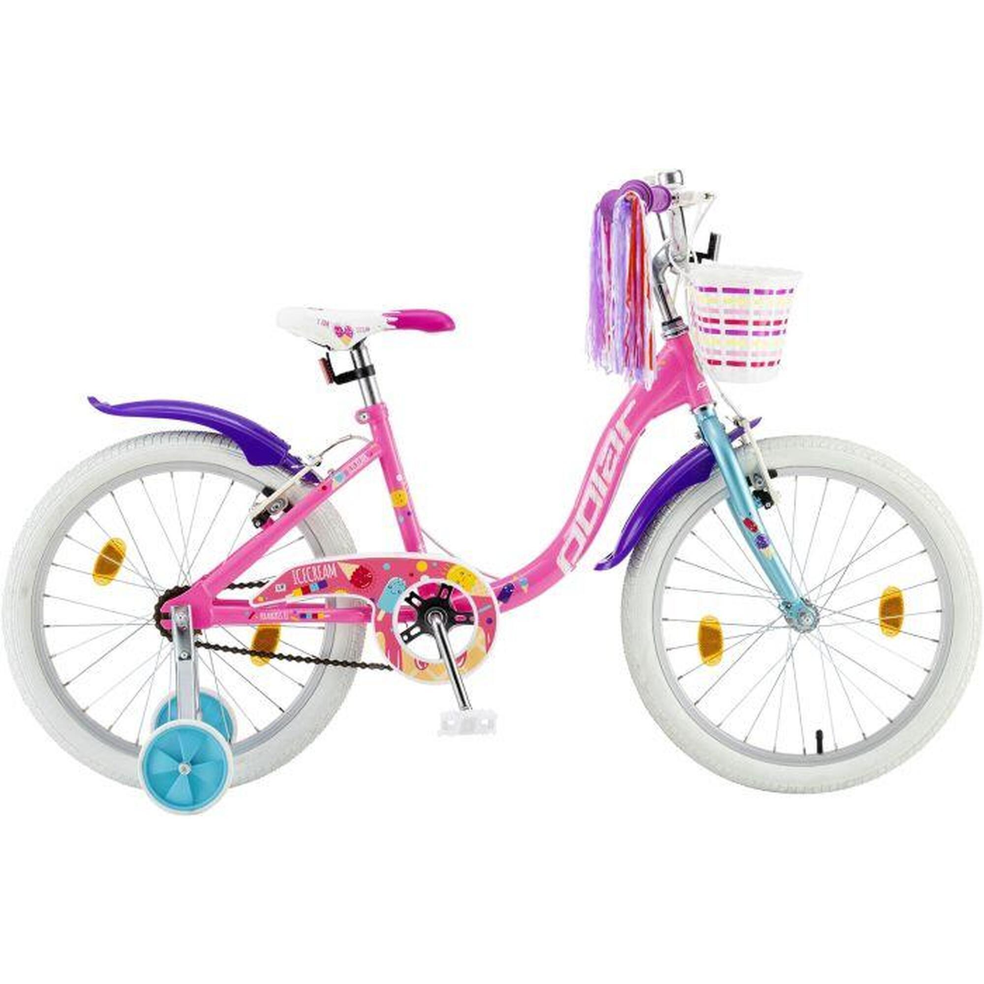 Bicicleta Copii Polar 2024 IceCream - 20 Inch, Roz