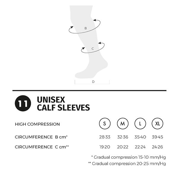 Pantorrilleras Ultra Pro Calf Sleeves LURBEL, compresión elevada, UPF50+ 3/3
