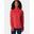 Pulover polar Glacial IV 1/2 Zip - rosu femei