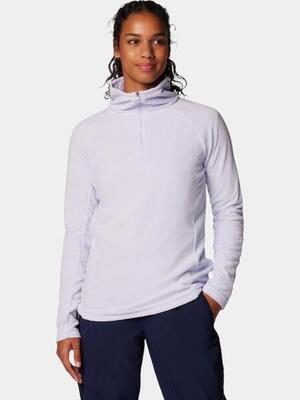 Columbia glacial iv fleece-sweatshirt met 1/2 rits voor dames