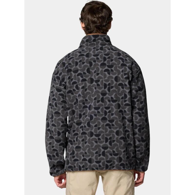 Pulover polar Helvetia II Printed Half Snap Fleece - gri barbati