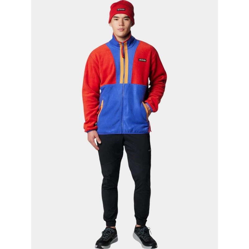 Pulover polar Backbowl II Full Zip Fleece - rosu barbati