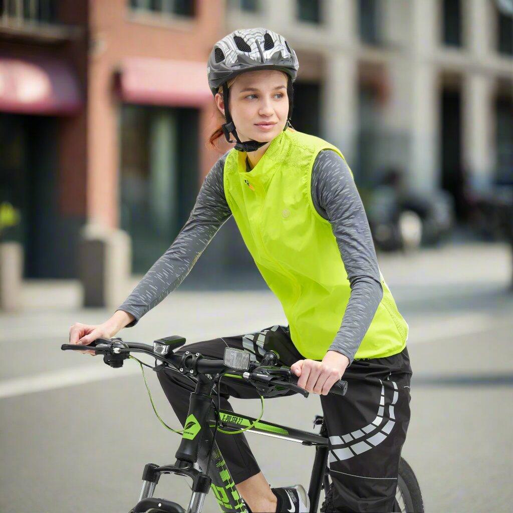 Helmet High Vis Bike Vest Reflective Cycling Vest Reflective High - Main Image
