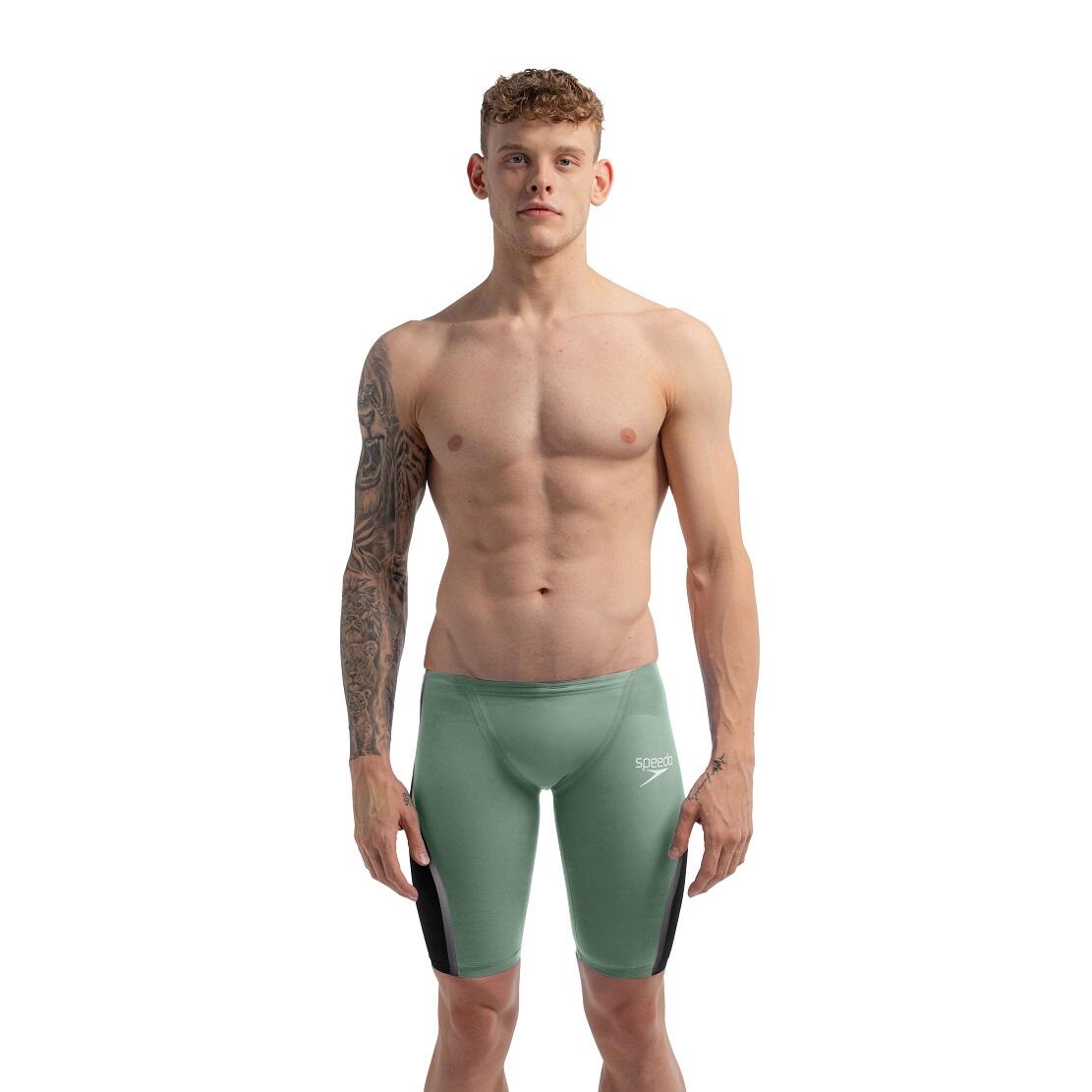 Occhialini da gara specchiati TYR Edge-X Nano Fit - Argento/Nero 5/7