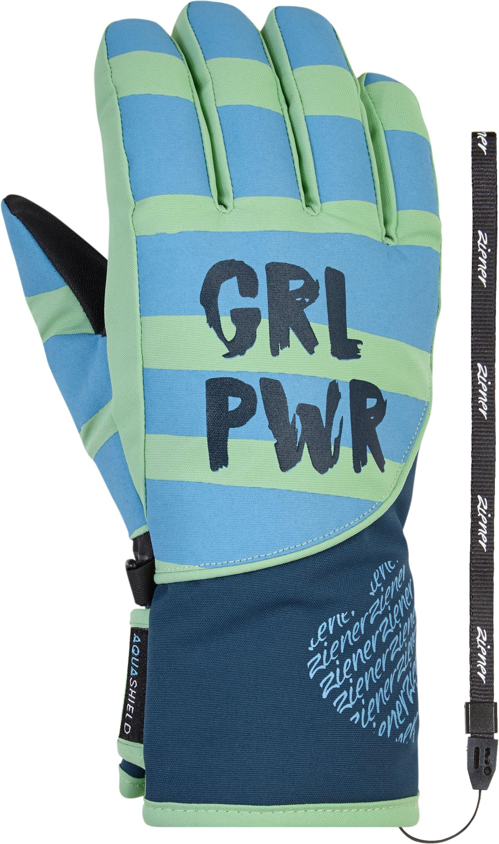ZIENER Skihandschuh LIWA AS(R) PR Girls 3/3